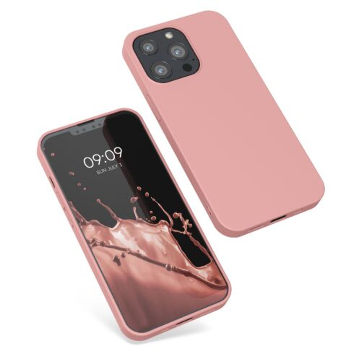 Husa pentru iPhone 13 Pro, Silicon, Roz, 55958.193 fotografia produsului View 2 L