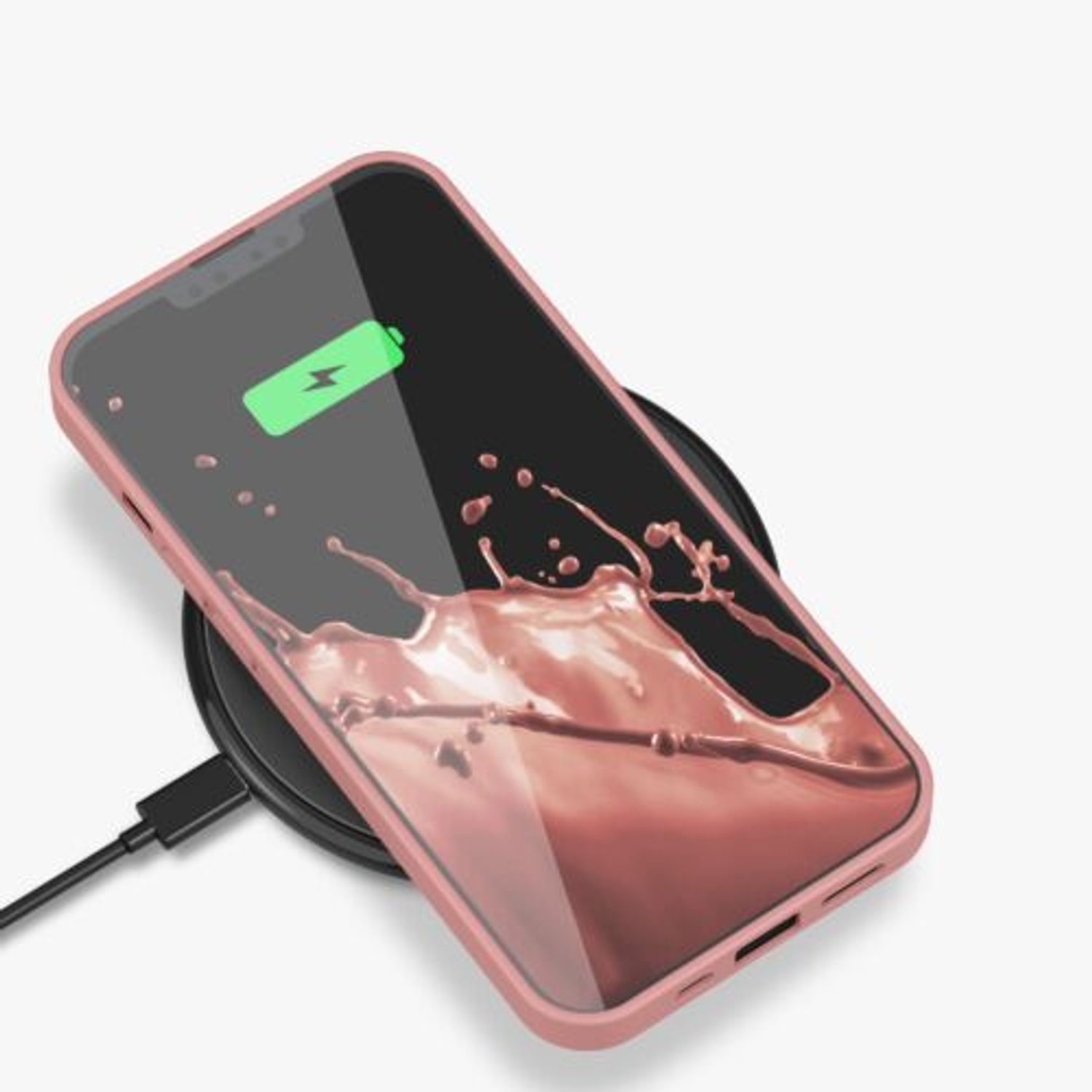 Husa pentru iPhone 13 Pro, Silicon, Roz, 55958.193 fotografia produsului View 8 L