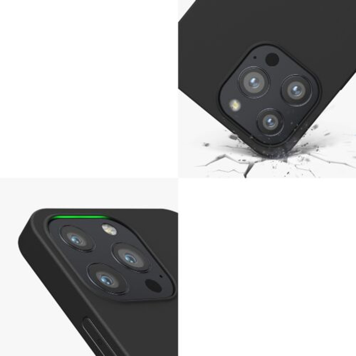 Husa pentru iPhone 13 Pro, Silicon, Negru, 55958.47 fotografia produsului View 9 L