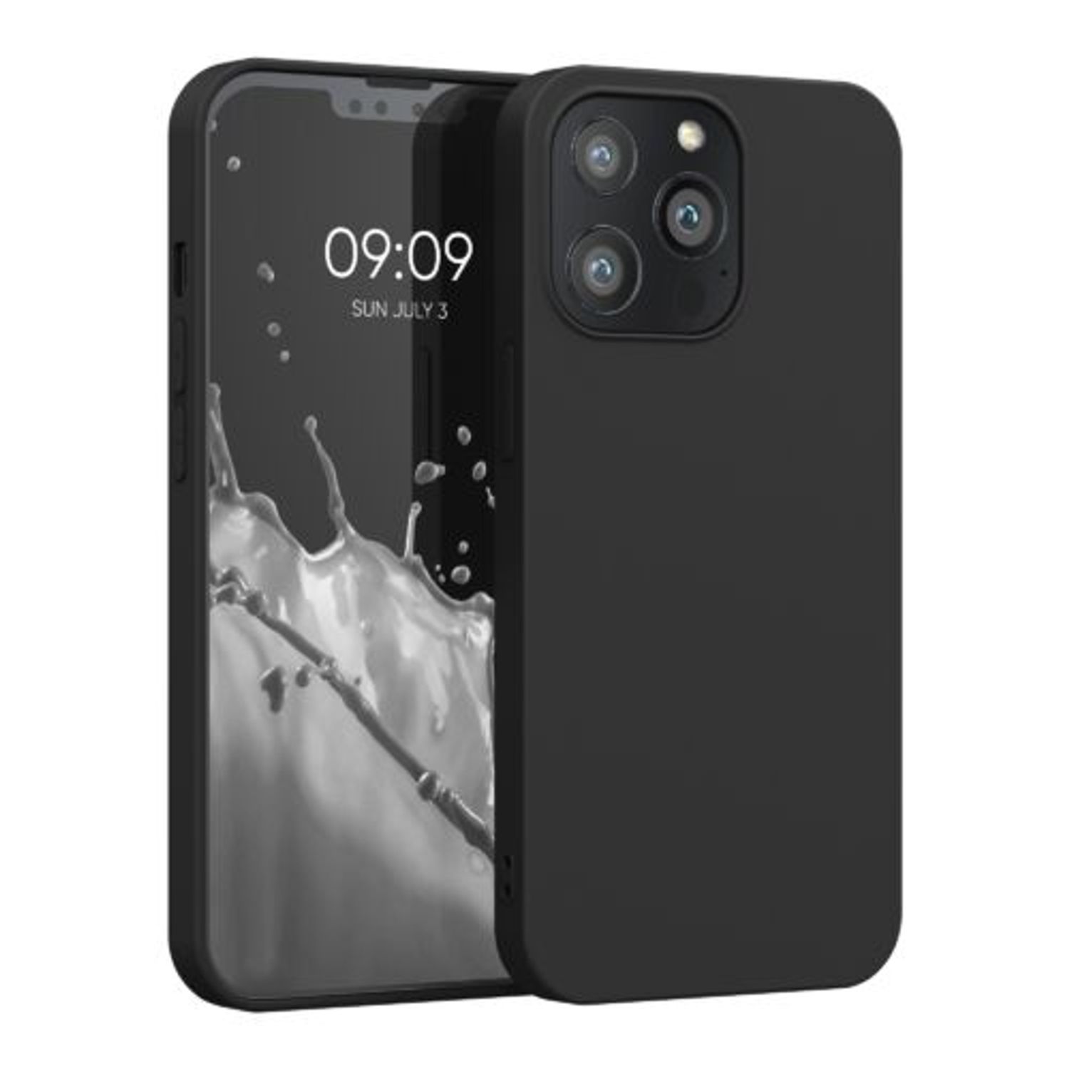 Husa pentru iPhone 13 Pro, Silicon, Negru, 55958.47 fotografia produsului