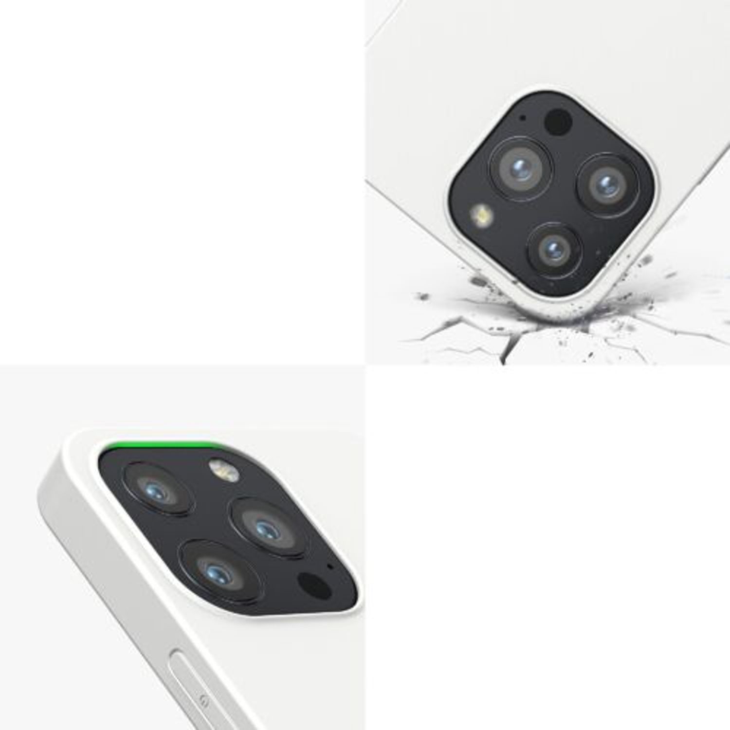Husa pentru iPhone 13 Pro, Silicon, Alb, 55958.02 fotografia produsului View 10 L