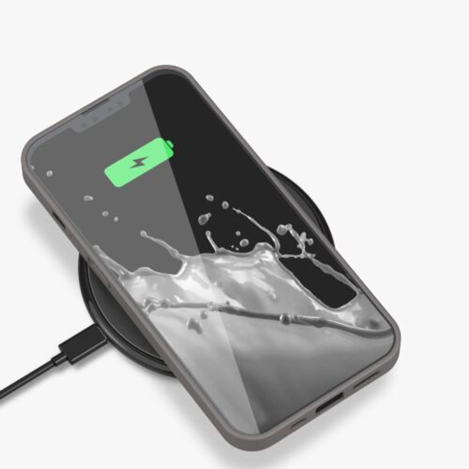 Husa pentru iPhone 13 Pro, Silicon, Gri, 55958.155 fotografia produsului View 11 L