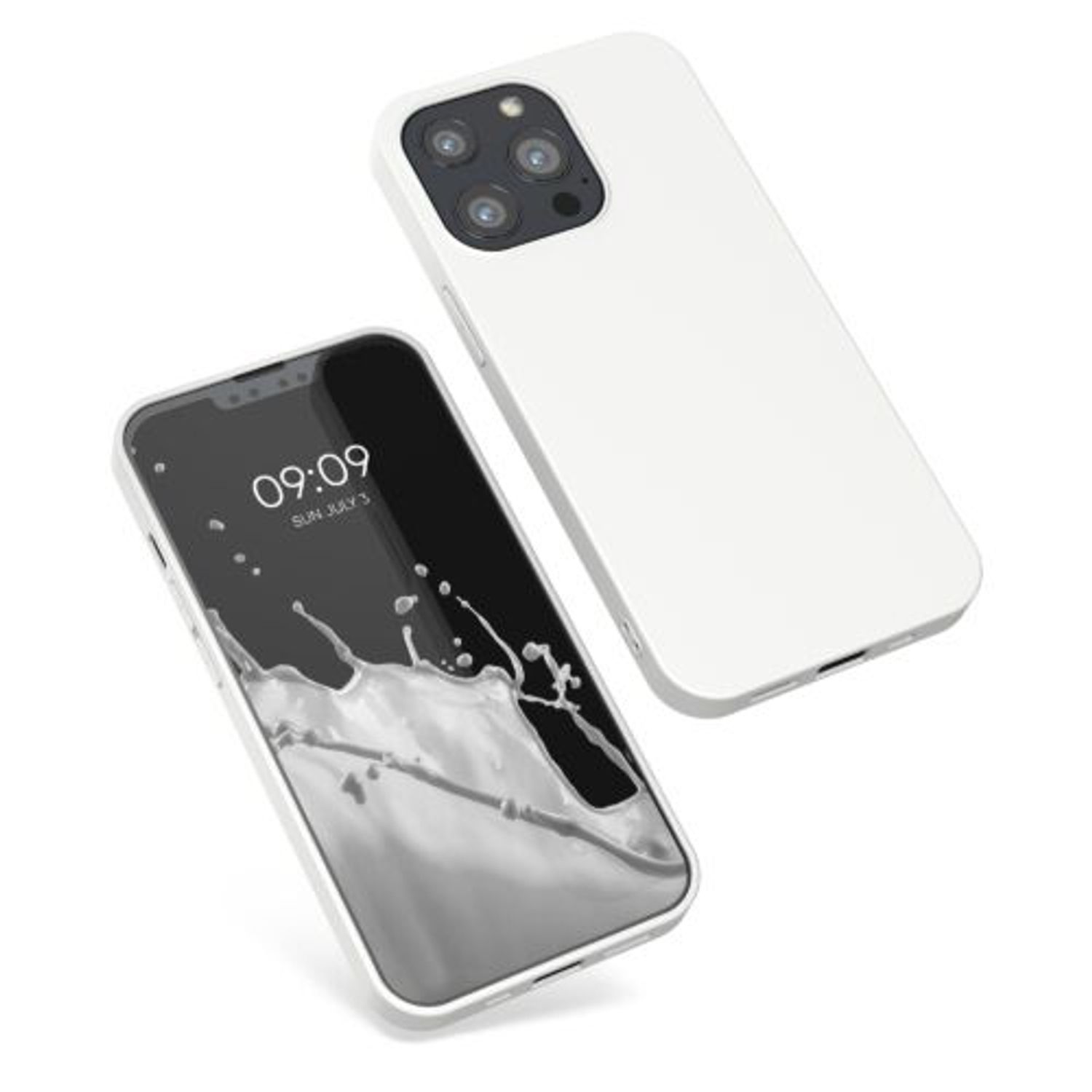 Husa pentru iPhone 13 Pro, Silicon, Alb, 55958.02 fotografia produsului View 2 L