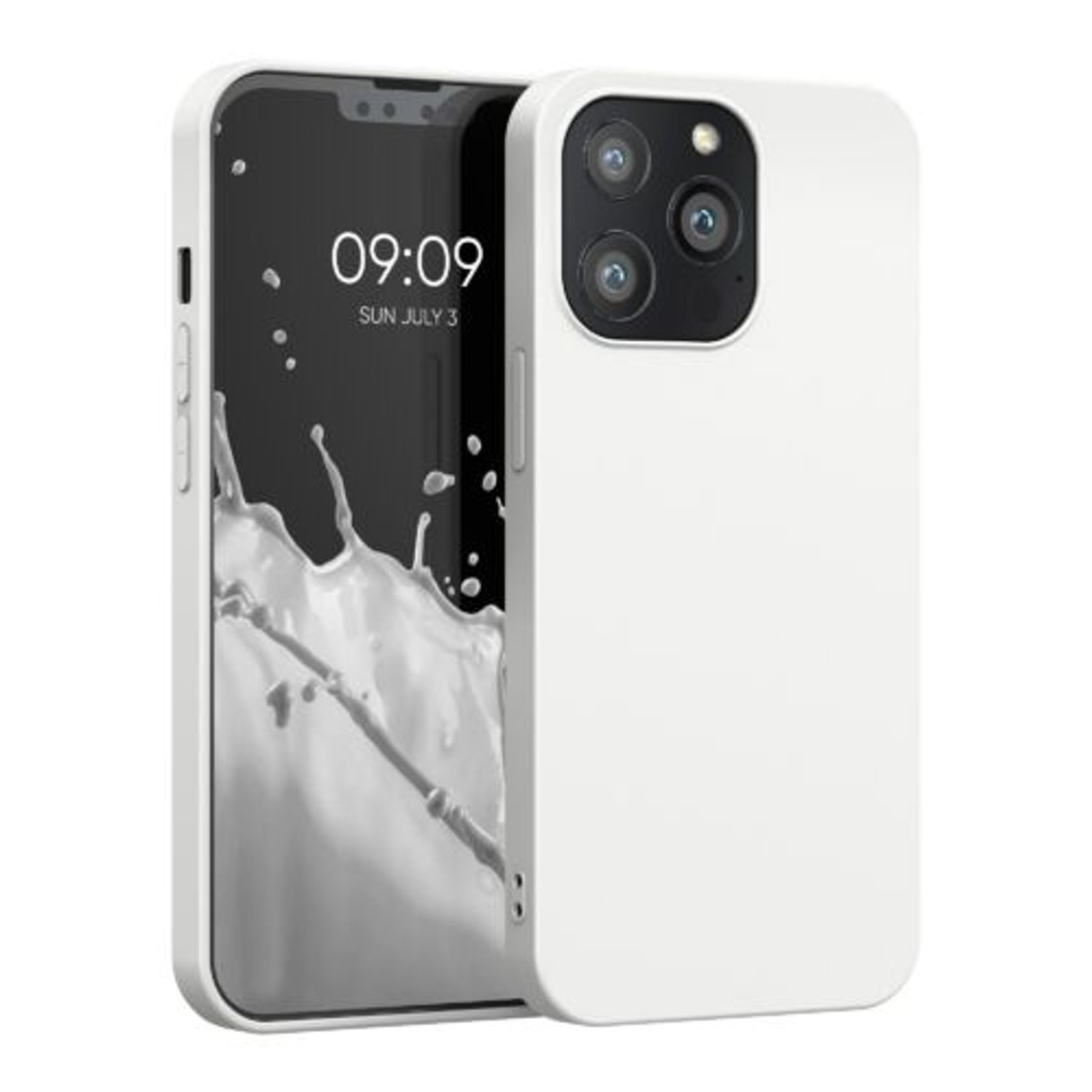 Husa pentru iPhone 13 Pro, Silicon, Alb, 55958.02 fotografia produsului