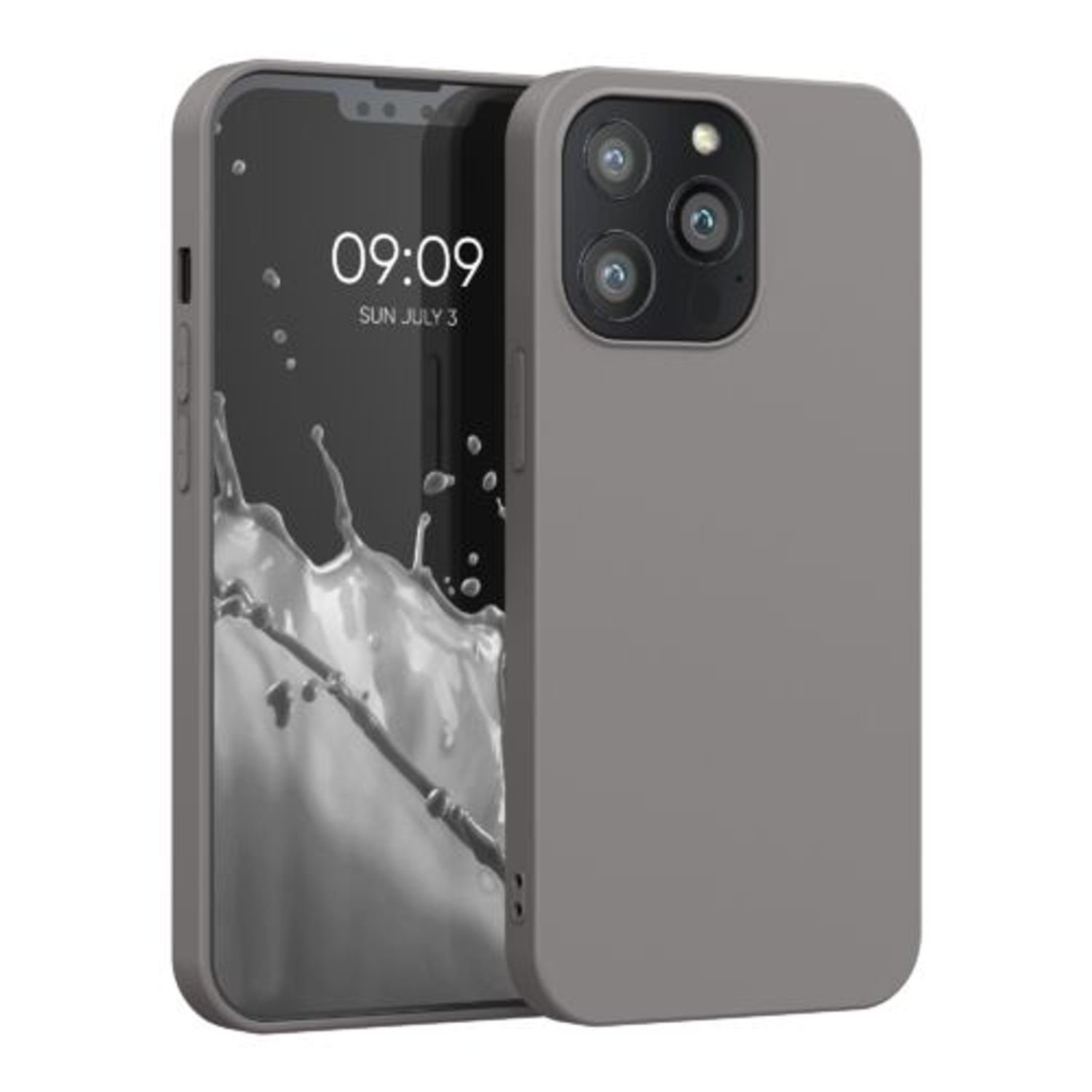 Husa pentru iPhone 13 Pro, Silicon, Gri, 55958.155 fotografia produsului