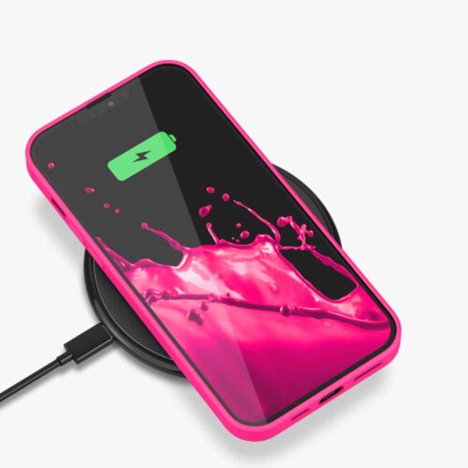 Husa pentru iPhone 13 Pro Max, Silicon, Roz, 55975.77 fotografia produsului View 10 L