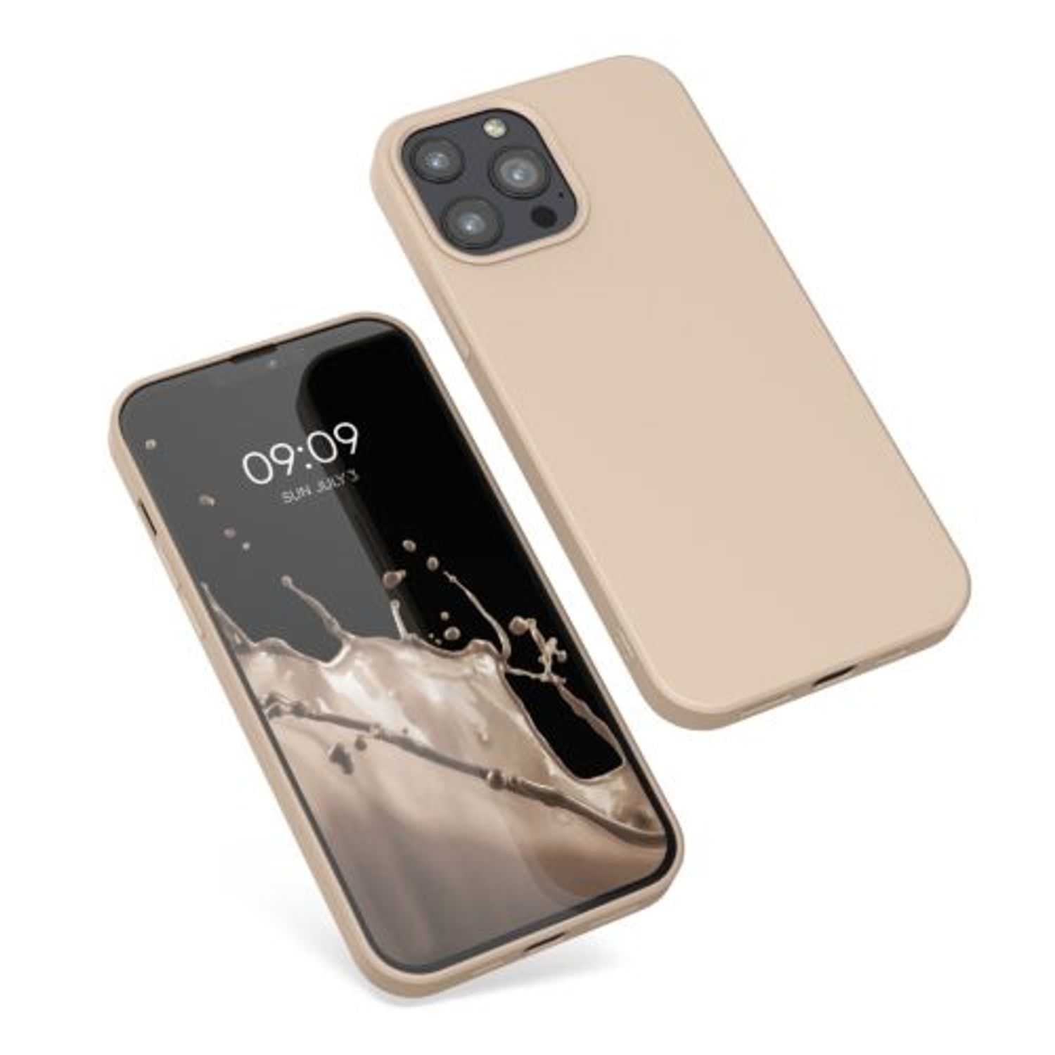Husa pentru iPhone 13 Pro Max, Silicon, Crem, 55975.154 fotografia produsului View 16 L