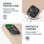 Husa pentru iPhone 13 Pro Max, Silicon, Crem, 55975.154 fotografia produsului View 14 S