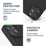Husa pentru iPhone 13 Pro Max, Silicon, Negru, 55975.47 fotografia produsului View 3 S