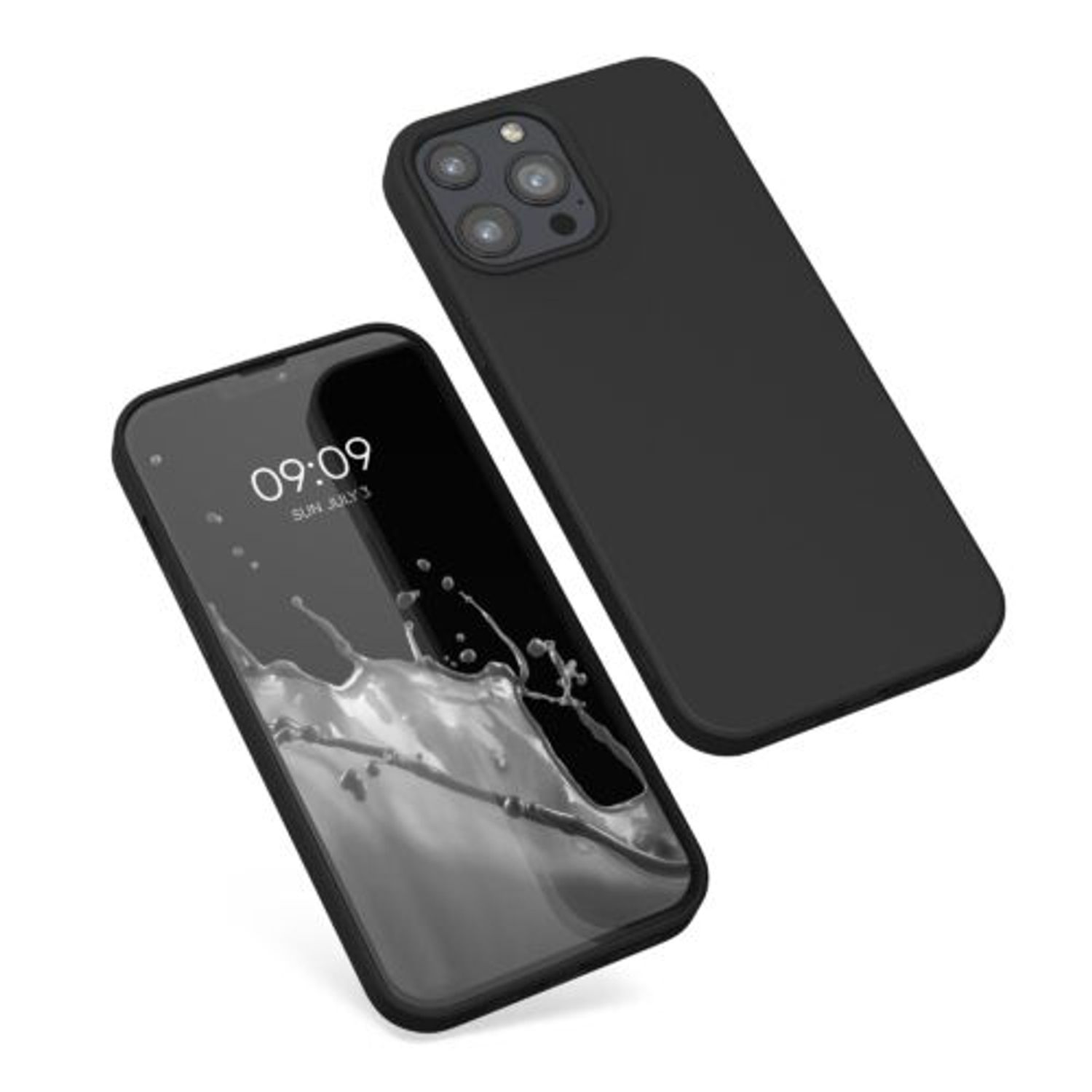 Husa pentru iPhone 13 Pro Max, Silicon, Negru, 55975.47 fotografia produsului View 2 L
