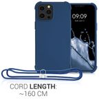 Husa pentru iPhone 13 Pro Max, Silicon, Albastru, 55977.17 fotografia produsului View 3 S