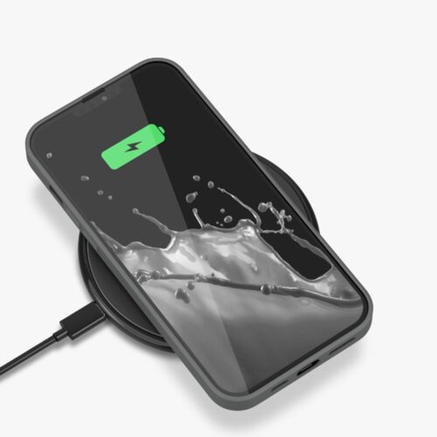 Husa pentru iPhone 13 Pro Max, Silicon, Gri, 55975.155 fotografia produsului View 11 L