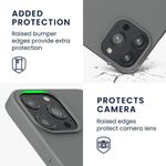Husa pentru iPhone 13 Pro Max, Silicon, Gri, 55975.155 fotografia produsului View 6 S
