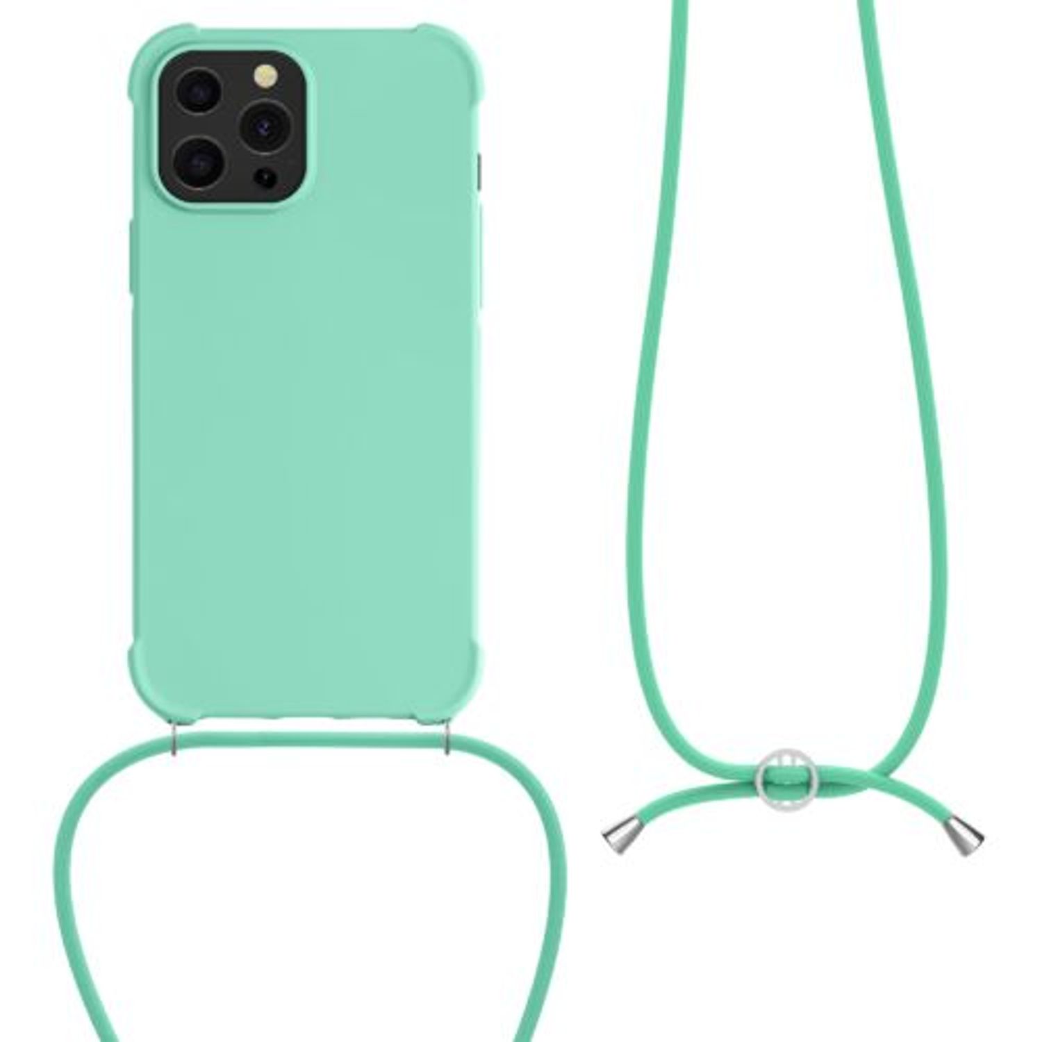 Husa pentru iPhone 13 Pro Max, Silicon, Verde, 55977.71 fotografia produsului View 2 L