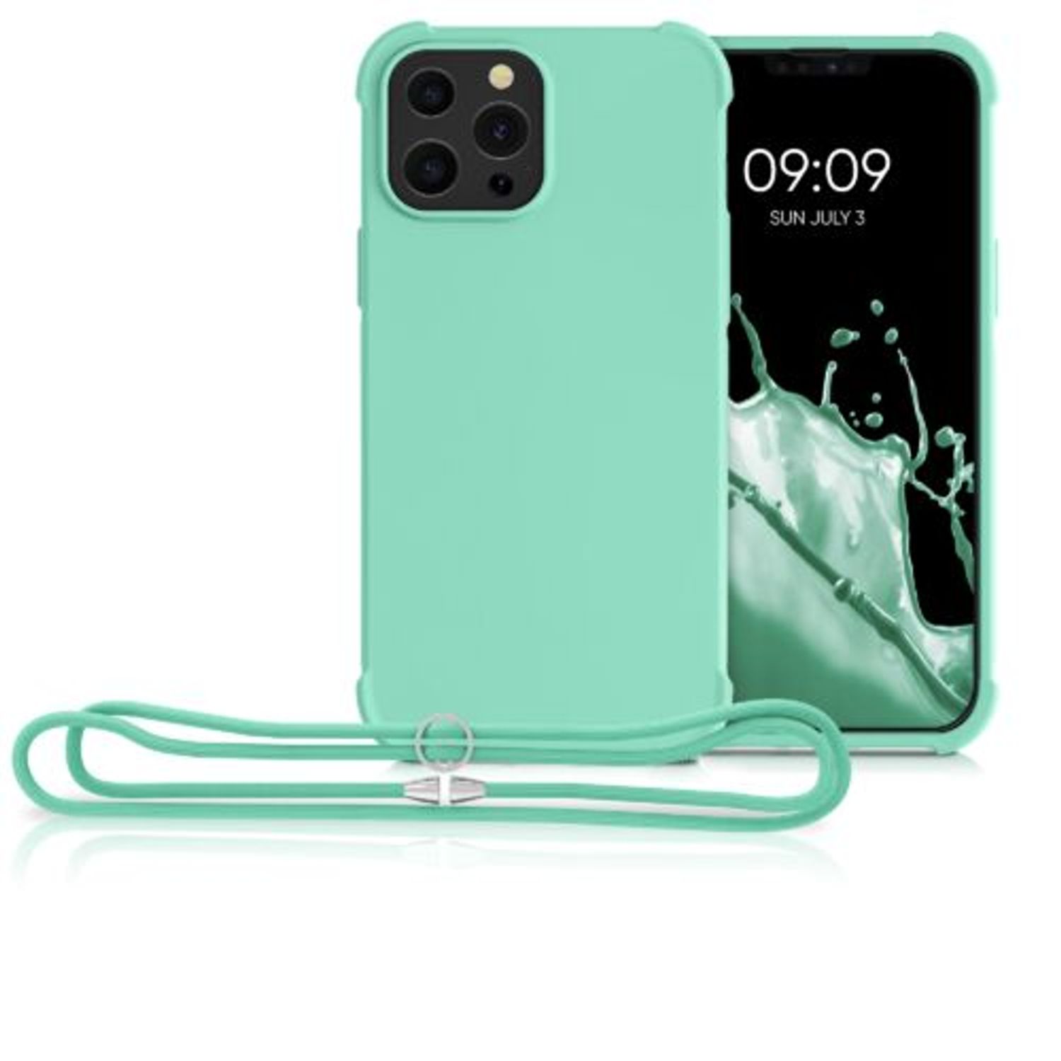 Husa pentru iPhone 13 Pro Max, Silicon, Verde, 55977.71 fotografia produsului View 8 L