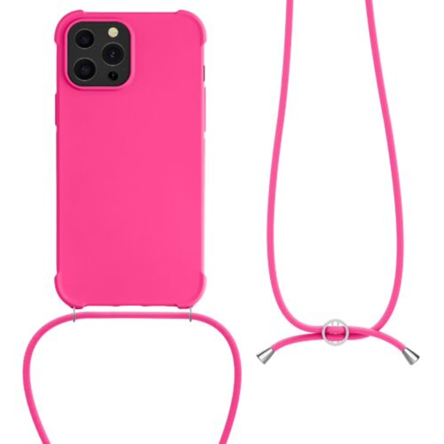 Husa pentru iPhone 13 Pro Max, Silicon, Roz, 55977.77 fotografia produsului View 2 L