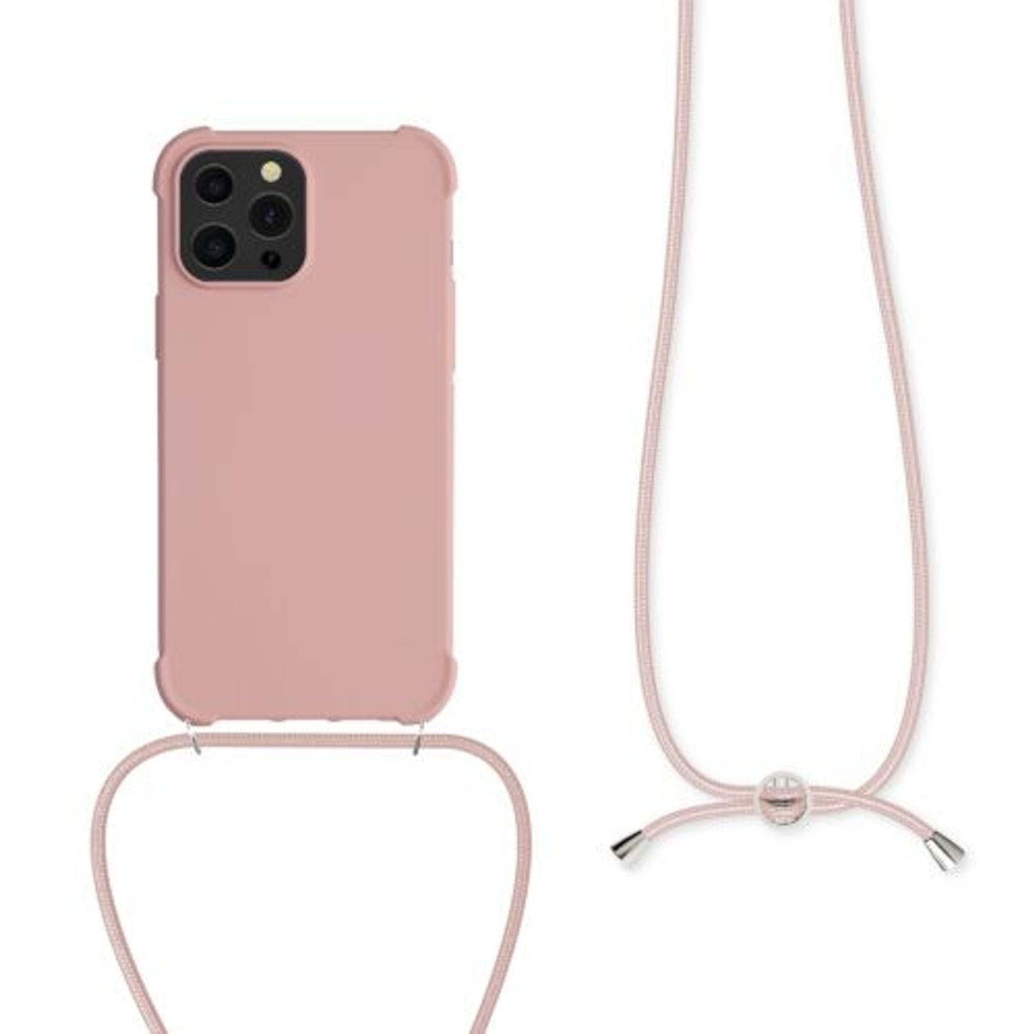 Husa pentru iPhone 13 Pro Max, Silicon, Roz, 55977.154 fotografia produsului View 8 L