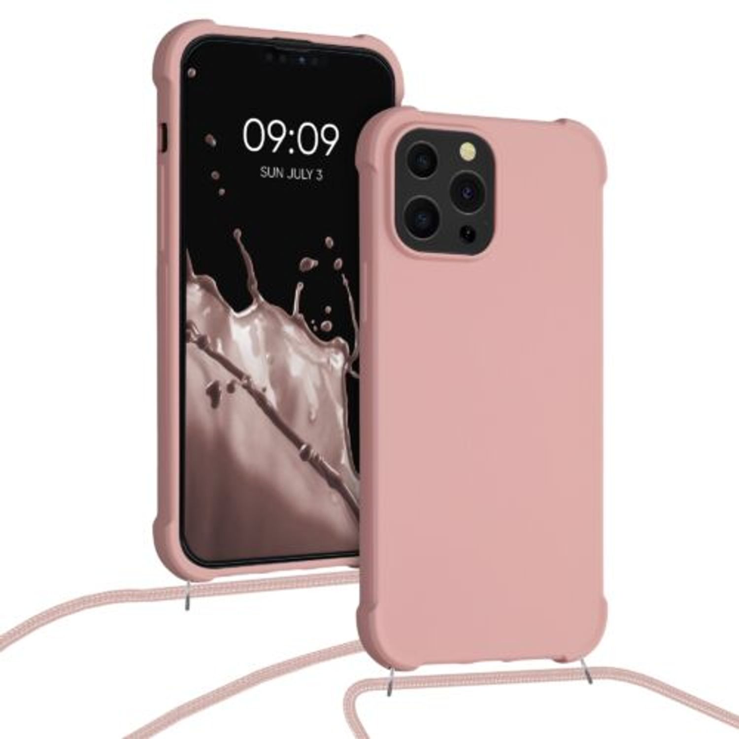 Husa pentru iPhone 13 Pro Max, Silicon, Roz, 55977.154 fotografia produsului View 4 L