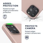 Husa pentru iPhone 13 Pro Max, Silicon, Crem, 55881.10 fotografia produsului View 4 S