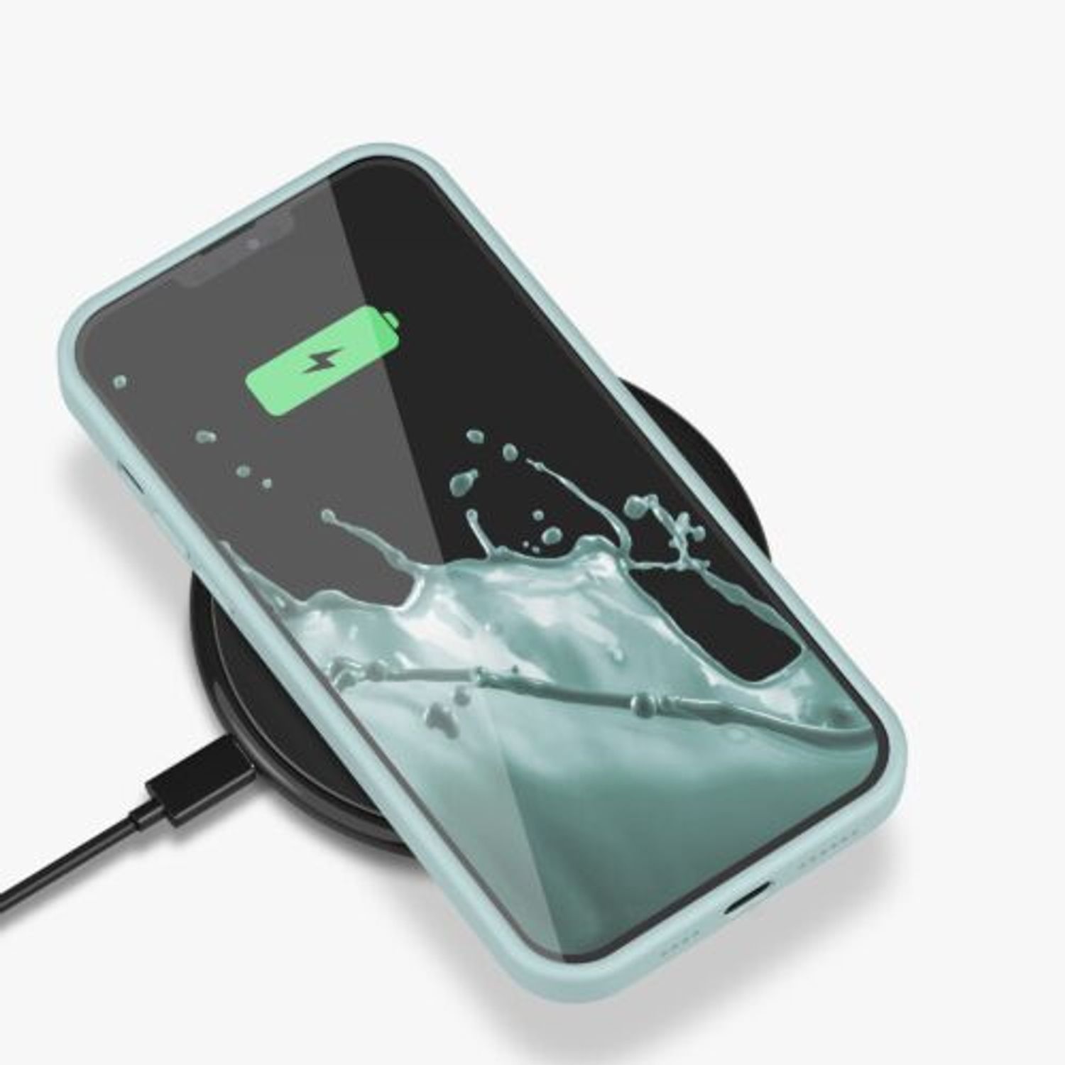 Husa pentru iPhone 13 Pro Max, Silicon, Verde, 55881.200 fotografia produsului View 7 L