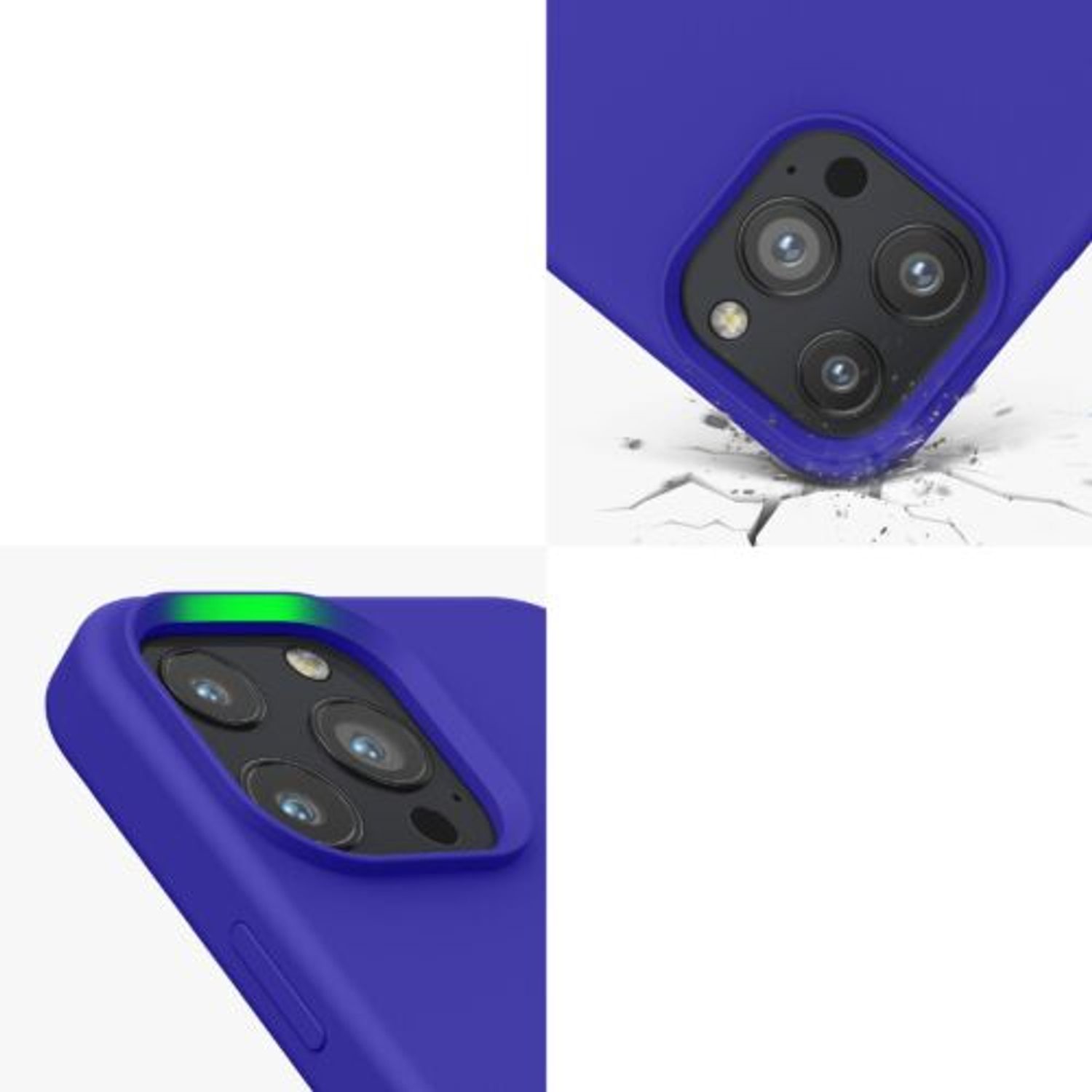 Husa pentru iPhone 13 Pro Max, Silicon, Albastru, 55881.134 fotografia produsului View 8 L