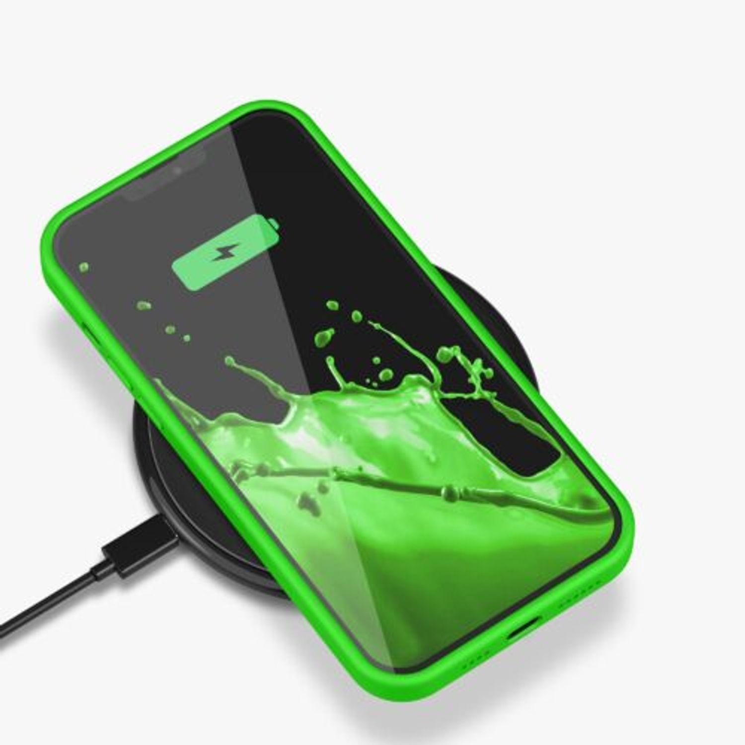 Husa pentru iPhone 13 Pro Max, Silicon, Verde, 55881.159 fotografia produsului View 8 L