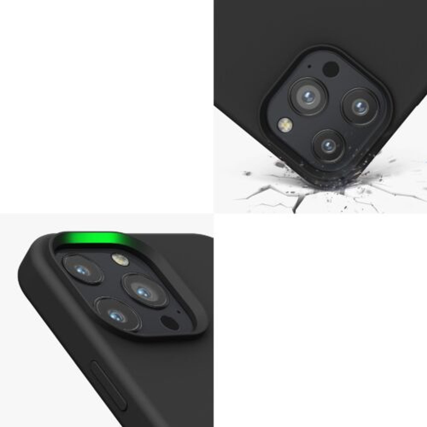 Husa pentru iPhone 13 Pro Max, Silicon, Negru, 55881.01 fotografia produsului View 7 L