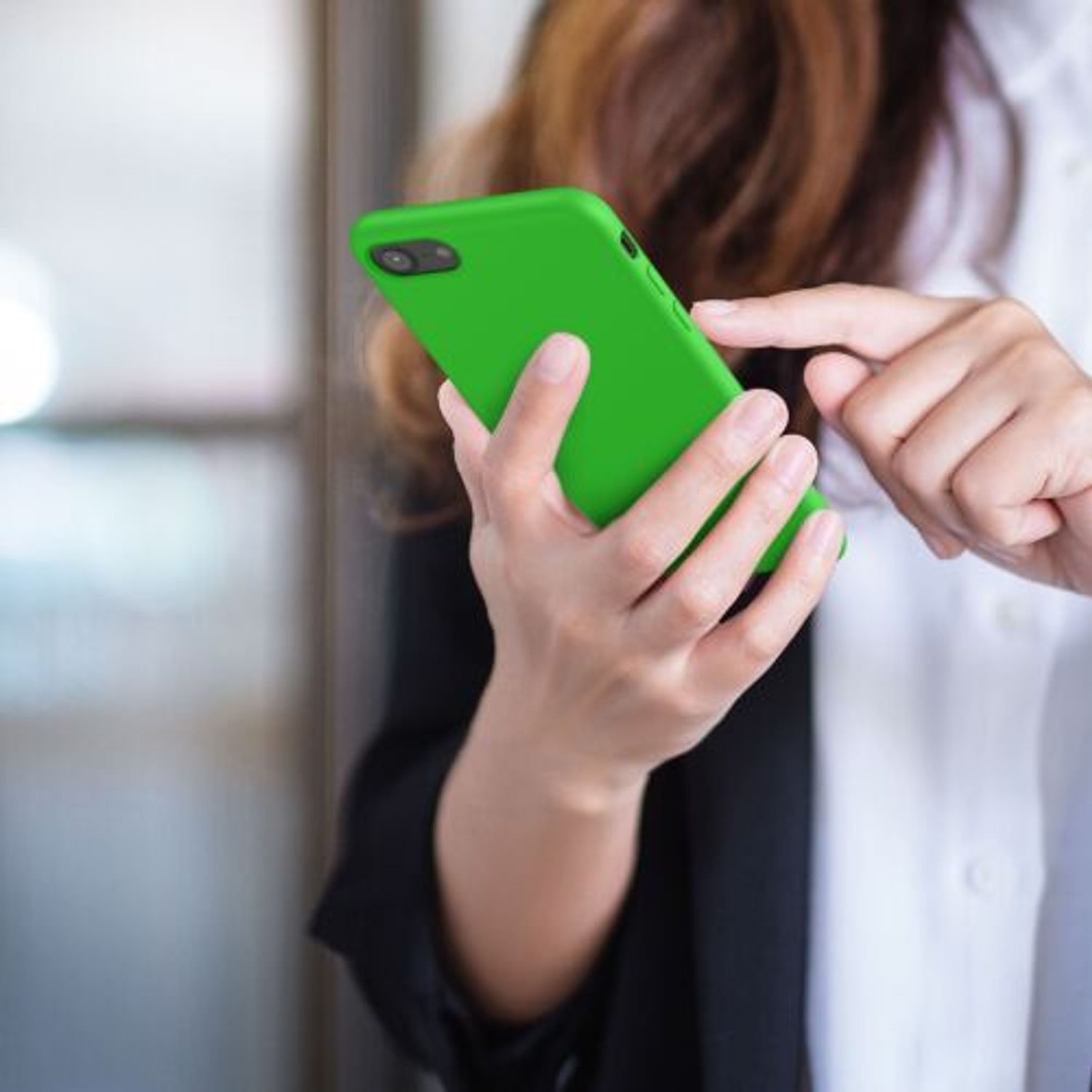Husa pentru Apple iPhone 8/iPhone 7/iPhone SE 2, Silicon, Verde, 40225.159 fotografia produsului View 8 L