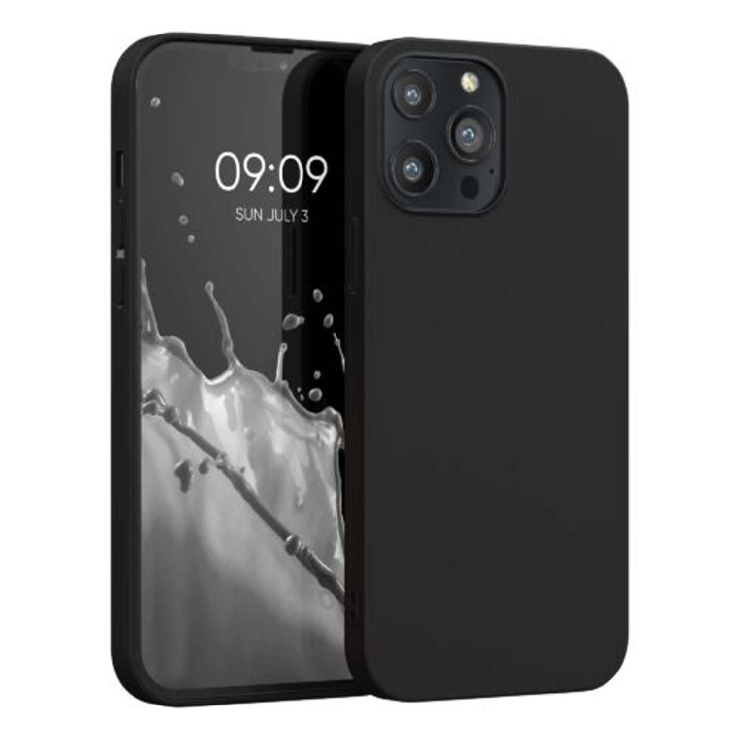 Husa pentru iPhone 13 Pro Max, Silicon, Negru, 55971.47 fotografia produsului