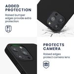 Husa pentru iPhone 13 Pro Max, Silicon, Negru, 55971.47 fotografia produsului View 3 S