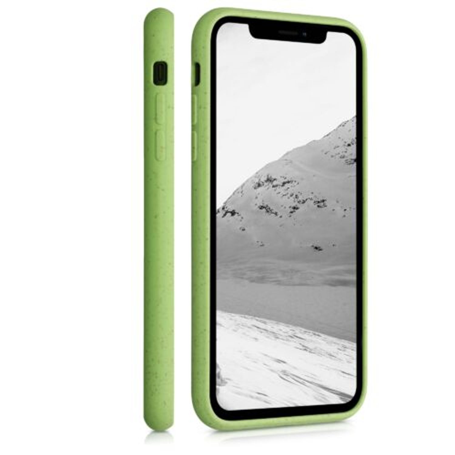Husa pentru Apple iPhone XR, Fibre vegetale, Verde, 49105.214 fotografia produsului View 5 L