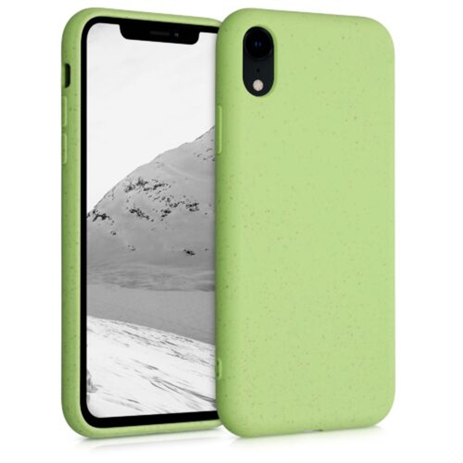 Husa pentru Apple iPhone XR, Fibre vegetale, Verde, 49105.214 fotografia produsului