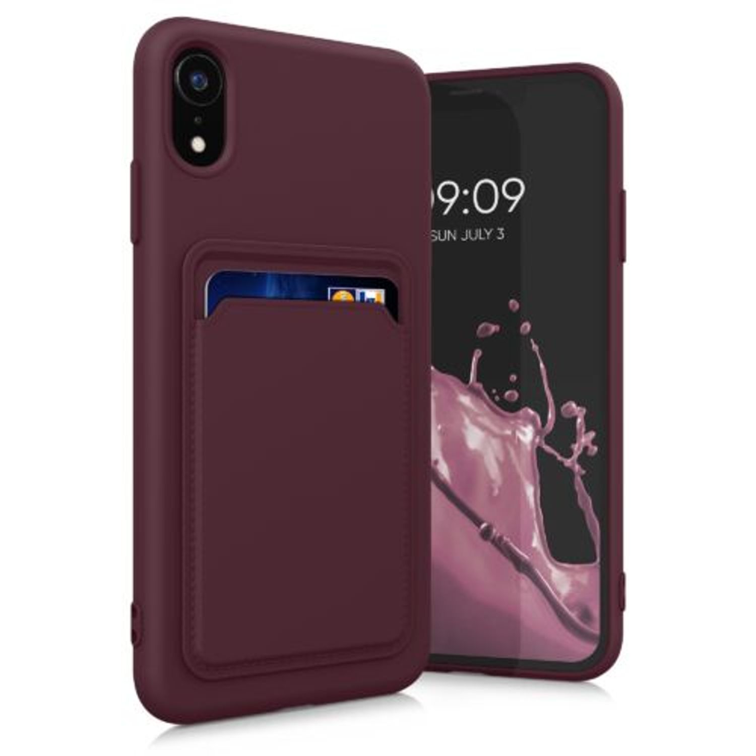 Husa pentru iPhone XR, Silicon, Violet, 55116.190 fotografia produsului View 18 L