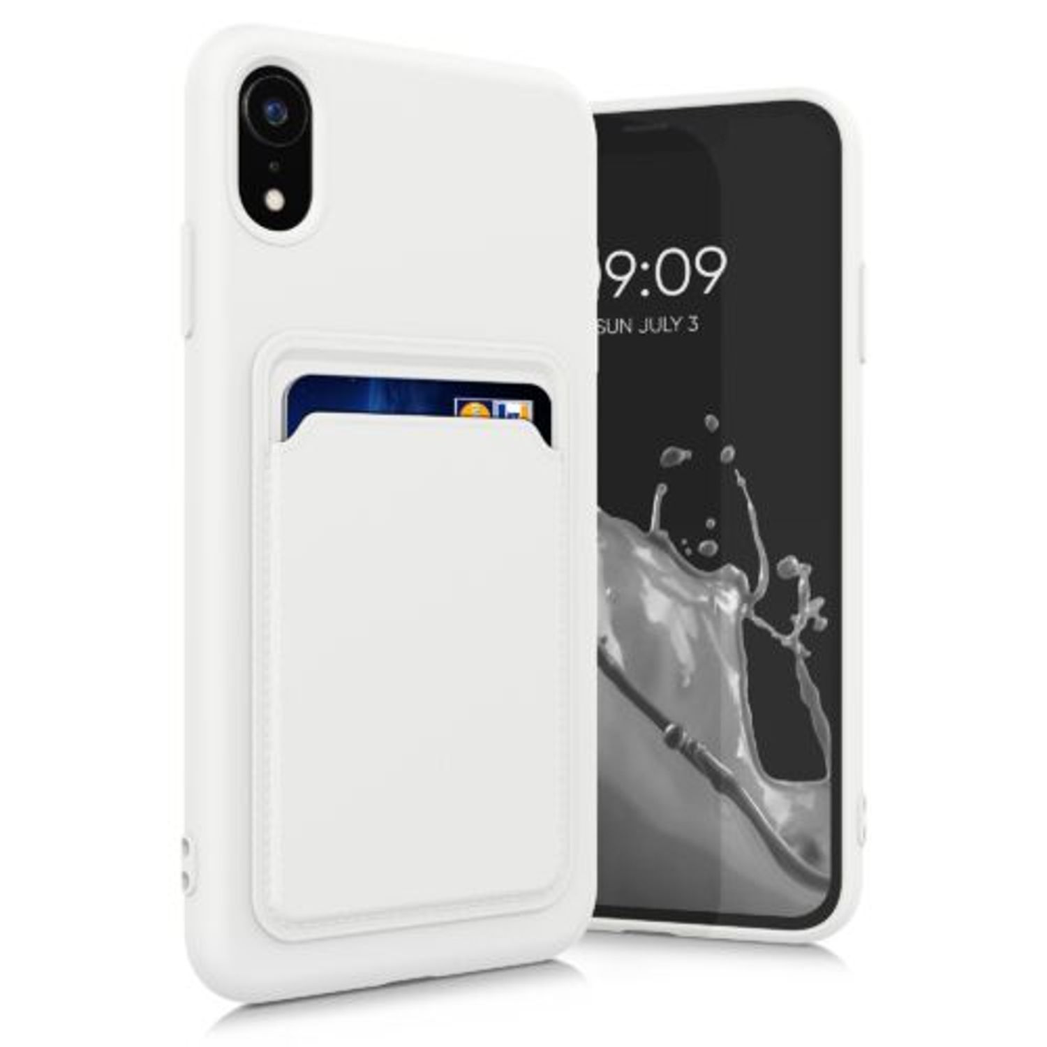 Husa pentru iPhone XR, Silicon, Alb, 55116.02 fotografia produsului