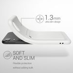 Husa pentru iPhone XR, Silicon, Alb, 55116.02 fotografia produsului View 3 S