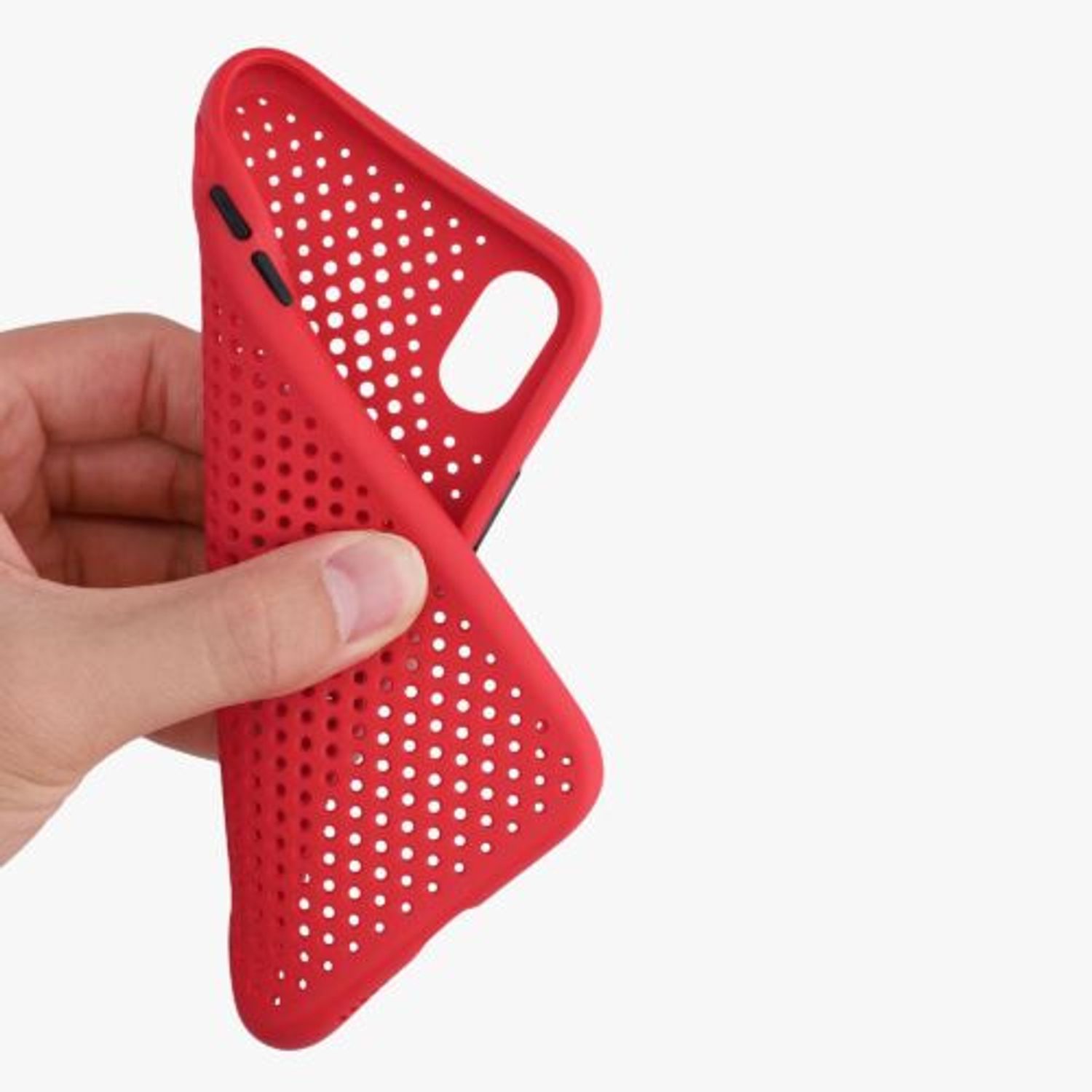 Husa pentru iPhone XR, Silicon, Rosu, 55901.09 fotografia produsului View 12 L