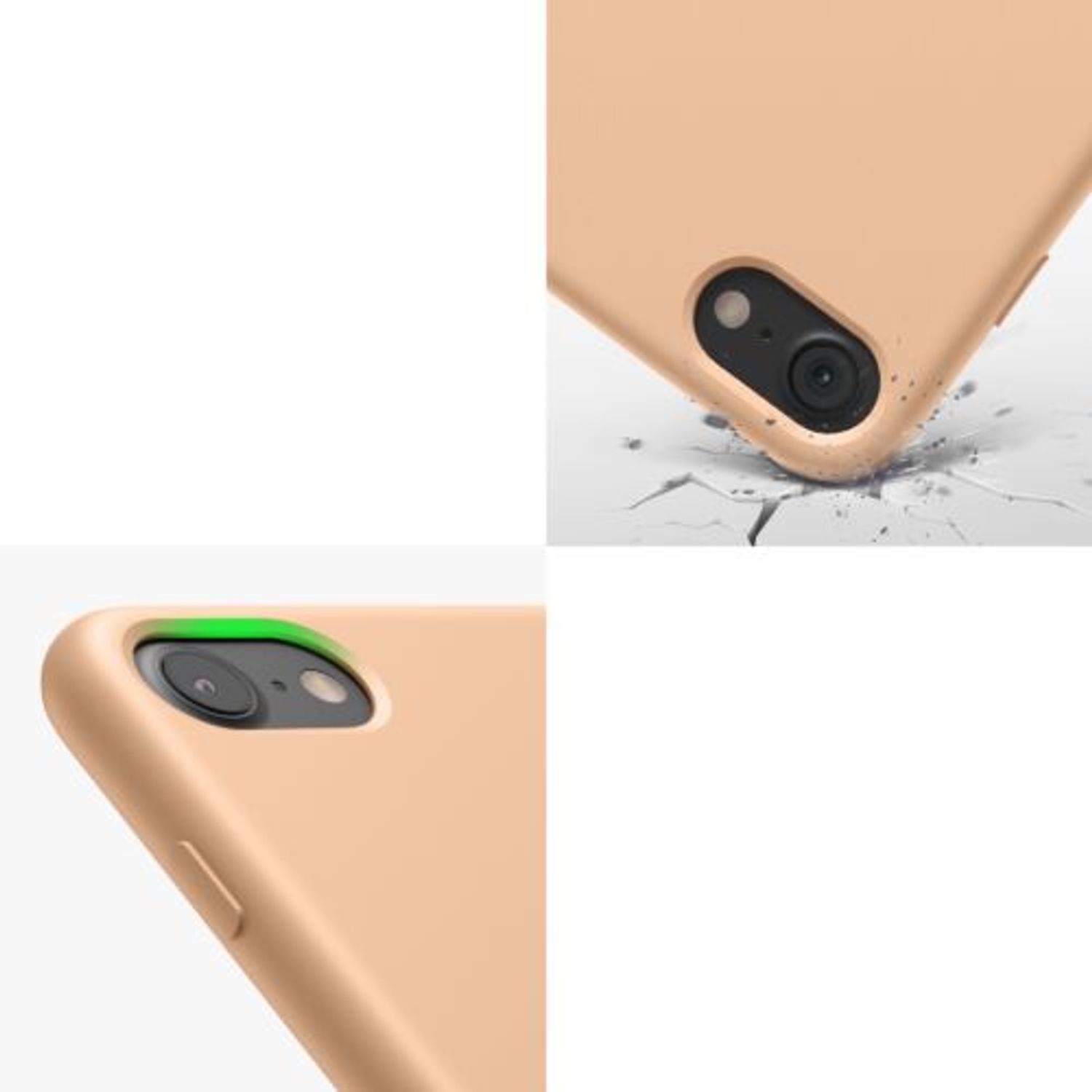 Husa pentru Apple iPhone 8/iPhone 7/iPhone SE 2, Silicon, Rose Gold, 40225.194 fotografia produsului View 9 L