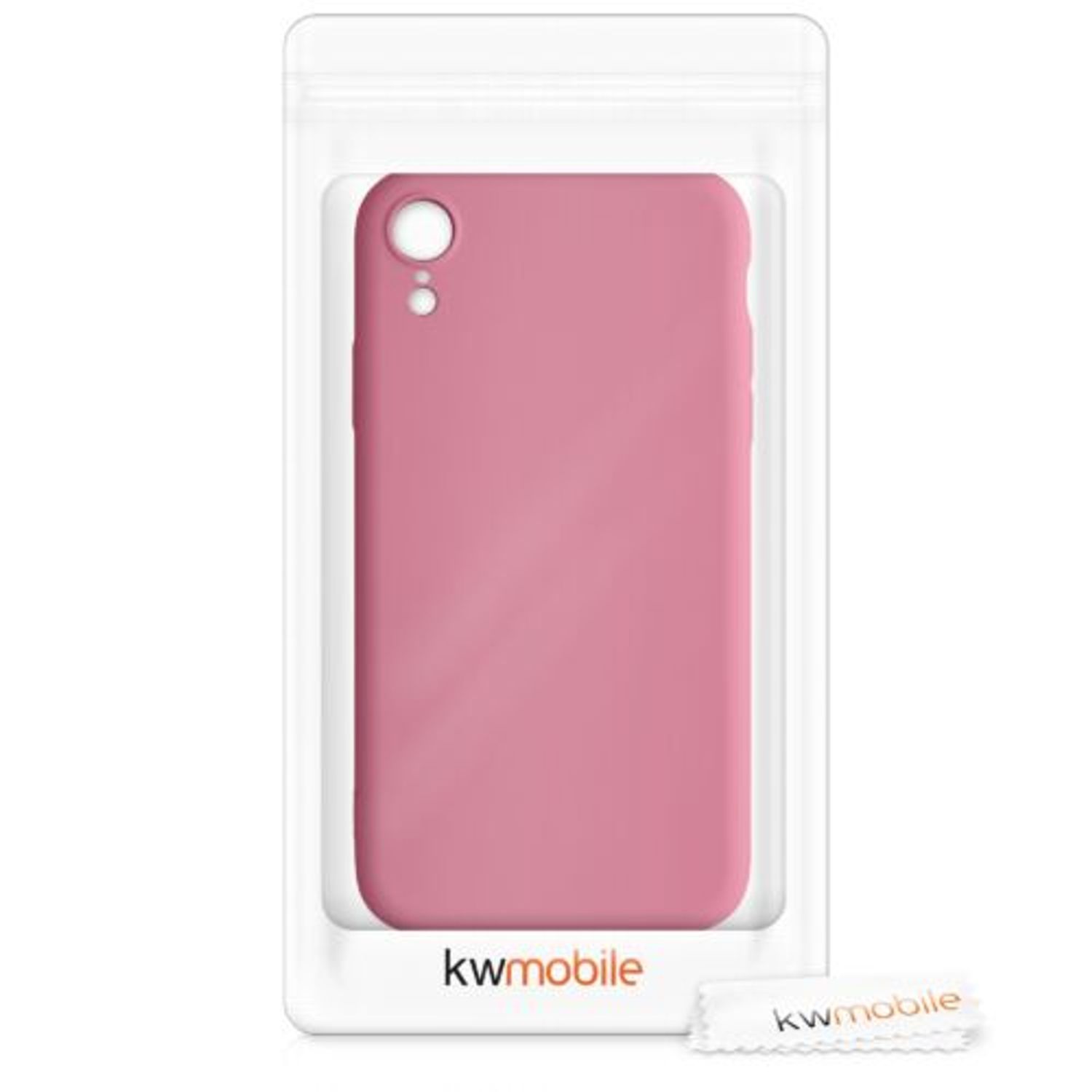 Husa pentru iPhone XR, Silicon, Roz, 49983.212 fotografia produsului View 7 L