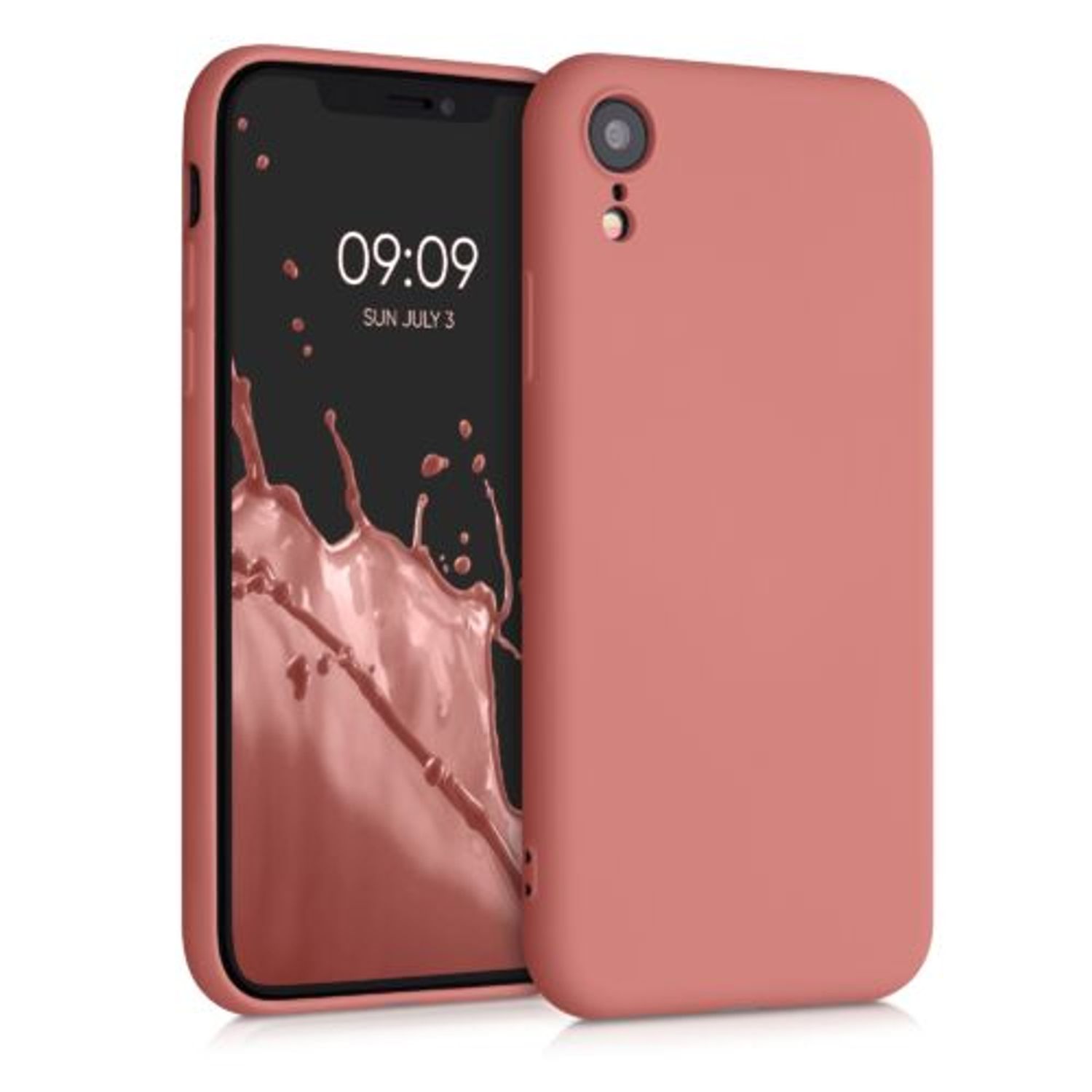 Husa pentru iPhone XR, Silicon, Rose Gold, 49983.215 fotografia produsului