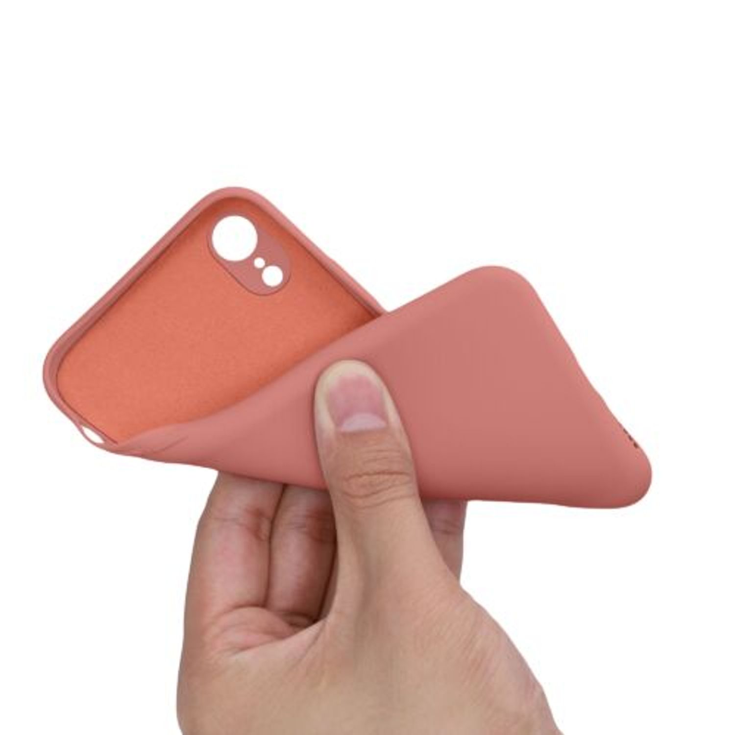 Husa pentru iPhone XR, Silicon, Rose Gold, 49983.215 fotografia produsului View 8 L
