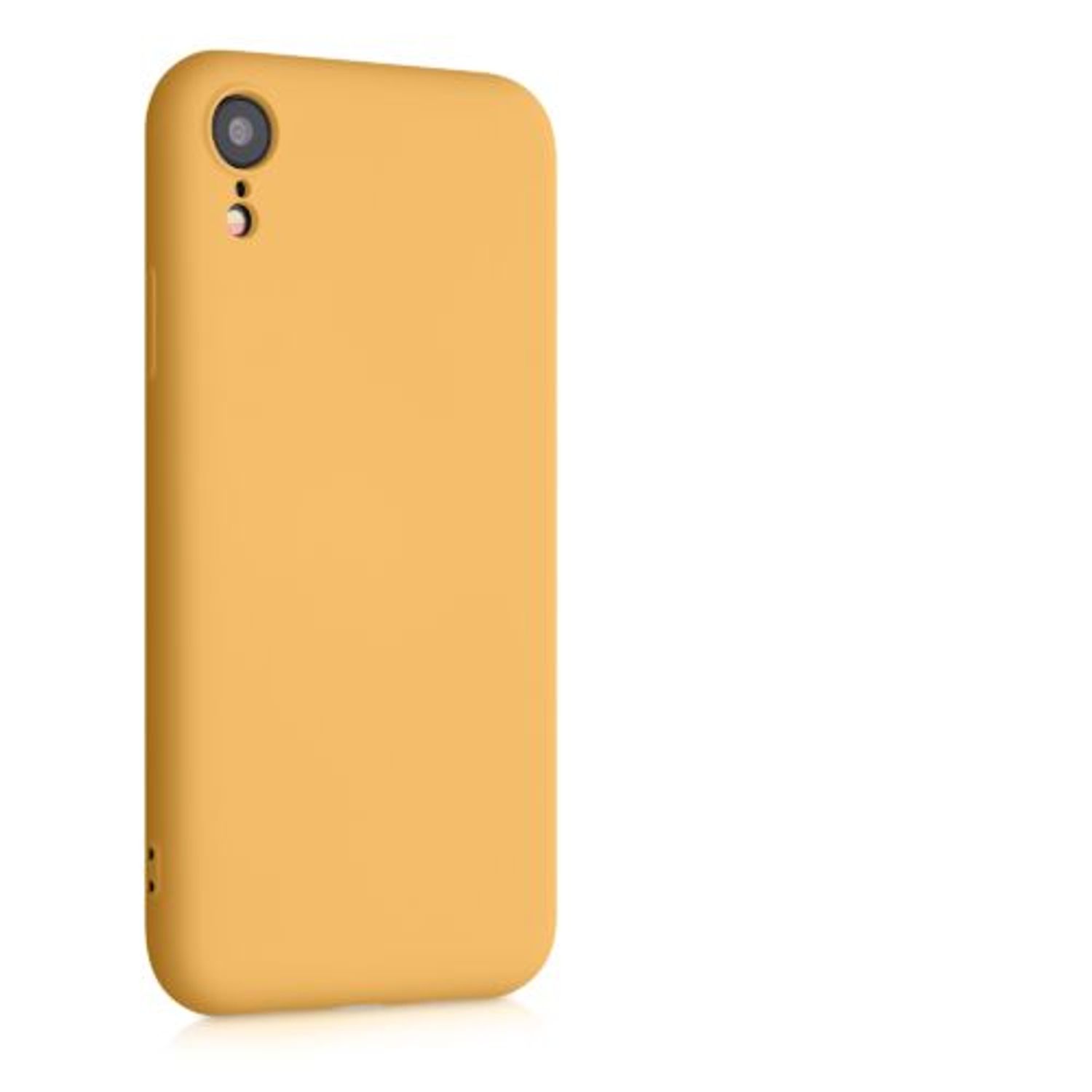 Husa pentru iPhone XR, Silicon, Galben, 49983.217 fotografia produsului View 9 L