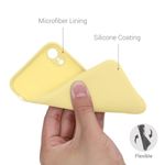 Husa pentru iPhone XR, Silicon, Galben, 49983.216 fotografia produsului View 4 S