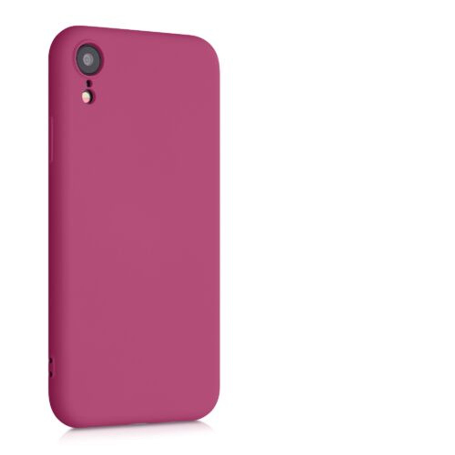 Husa pentru iPhone XR, Silicon, Roz, 49983.213 fotografia produsului View 7 L
