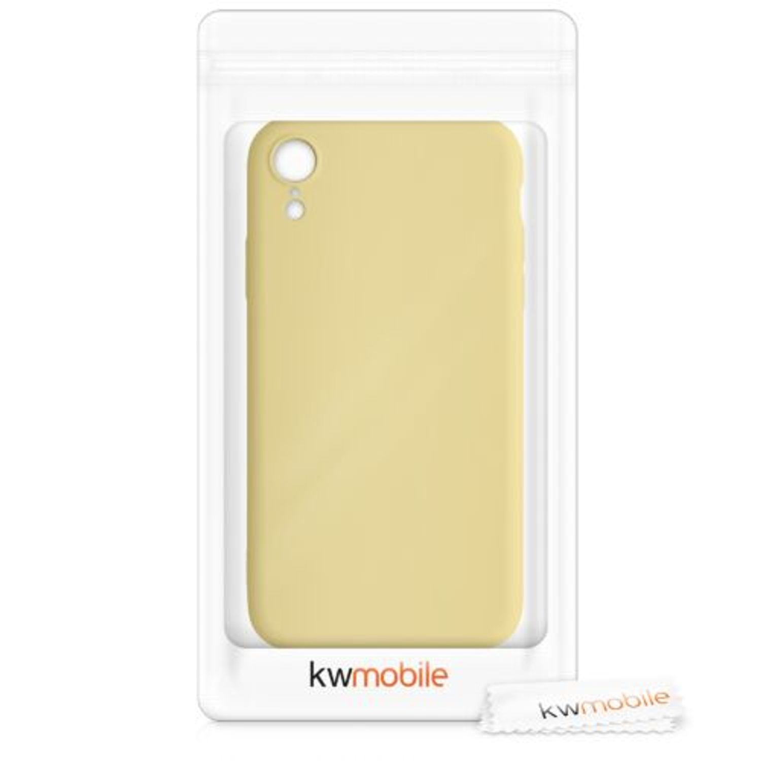 Husa pentru iPhone XR, Silicon, Galben, 49983.216 fotografia produsului View 9 L