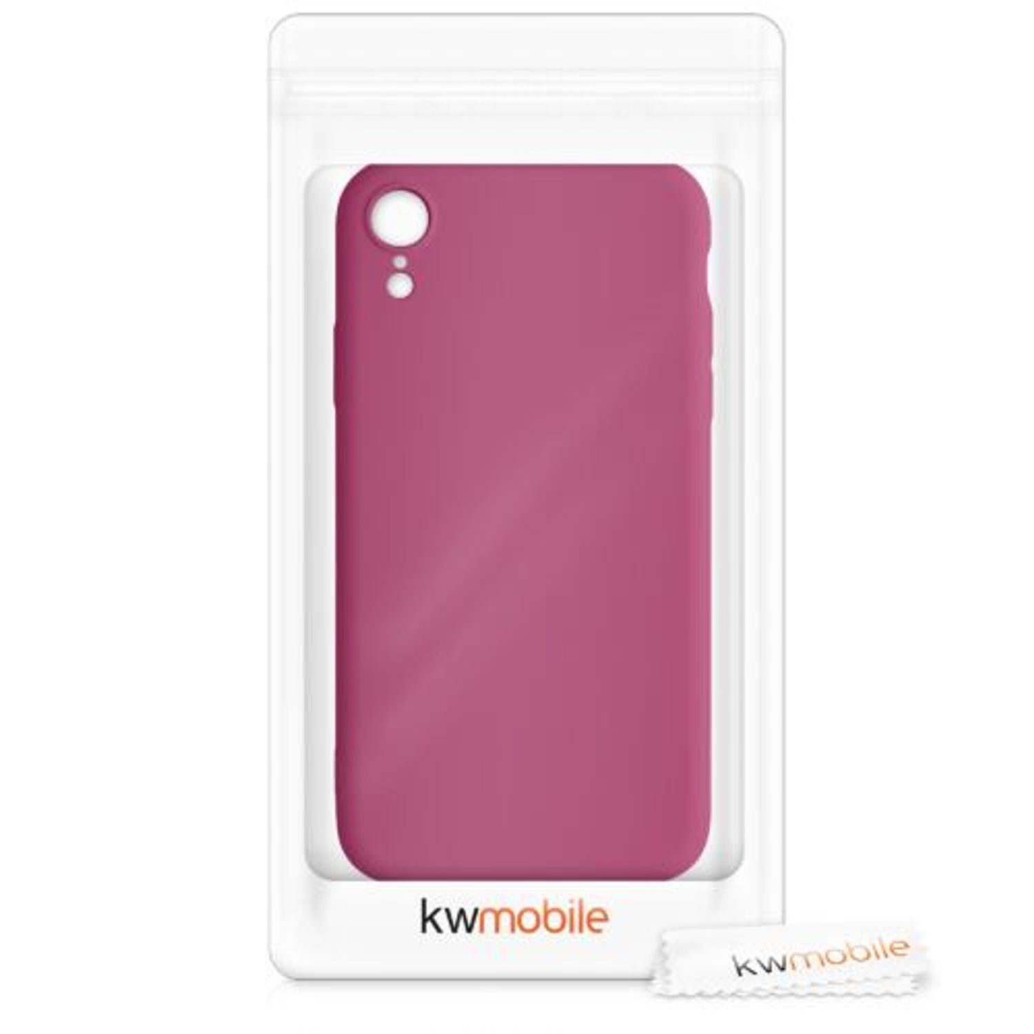 Husa pentru iPhone XR, Silicon, Roz, 49983.213 fotografia produsului View 9 L