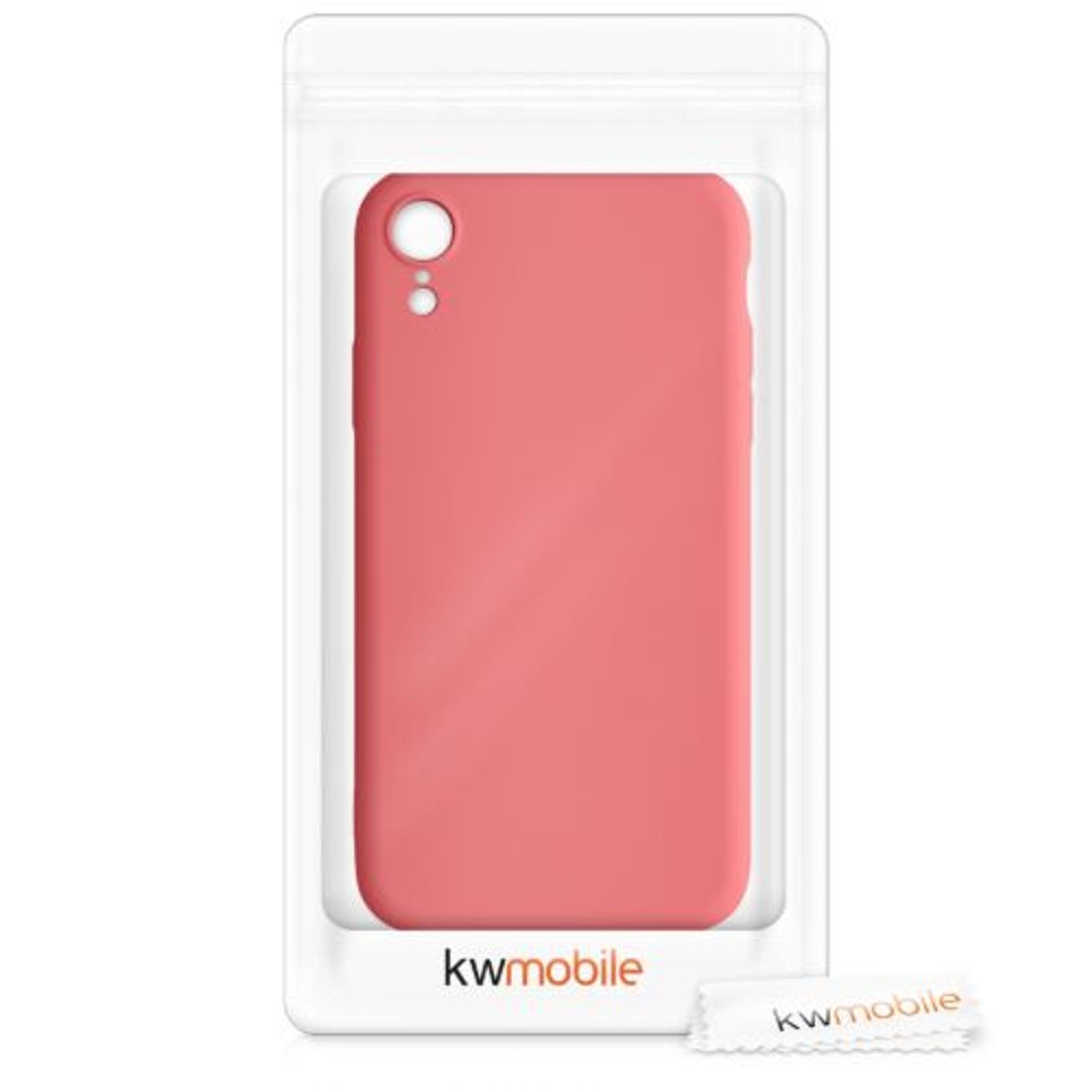 Husa pentru iPhone XR, Silicon, Roz, 49983.219 fotografia produsului View 8 L