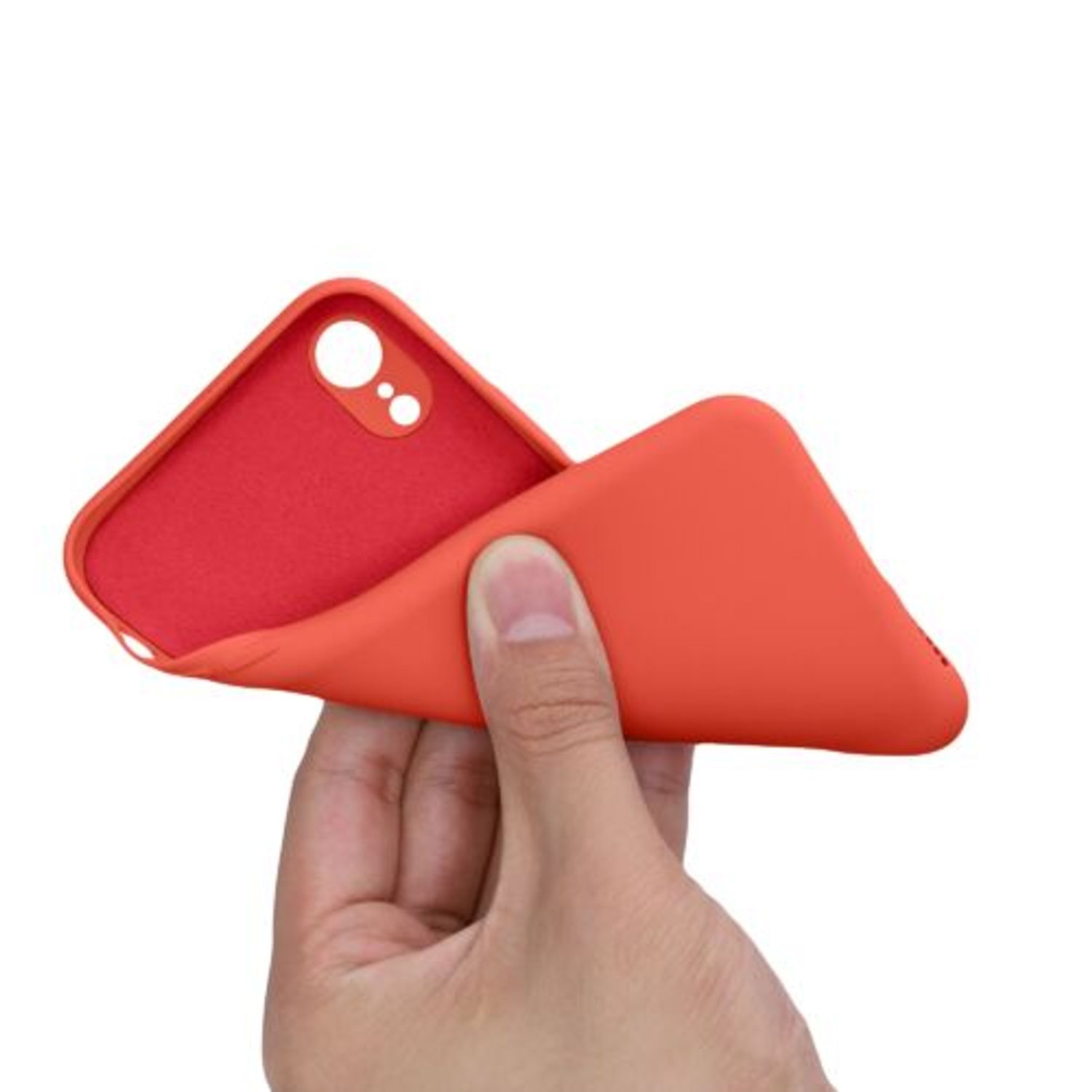 Husa pentru iPhone XR, Silicon, Rosu, 49983.218 fotografia produsului View 8 L