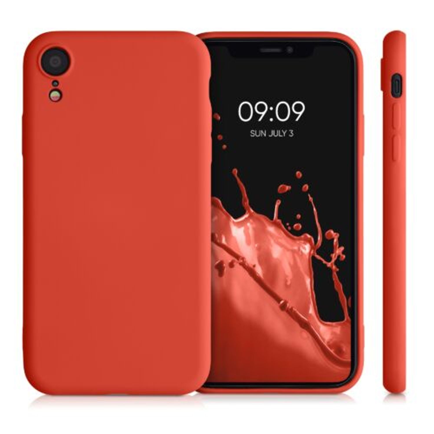 Husa pentru iPhone XR, Silicon, Rosu, 49983.218 fotografia produsului View 2 L