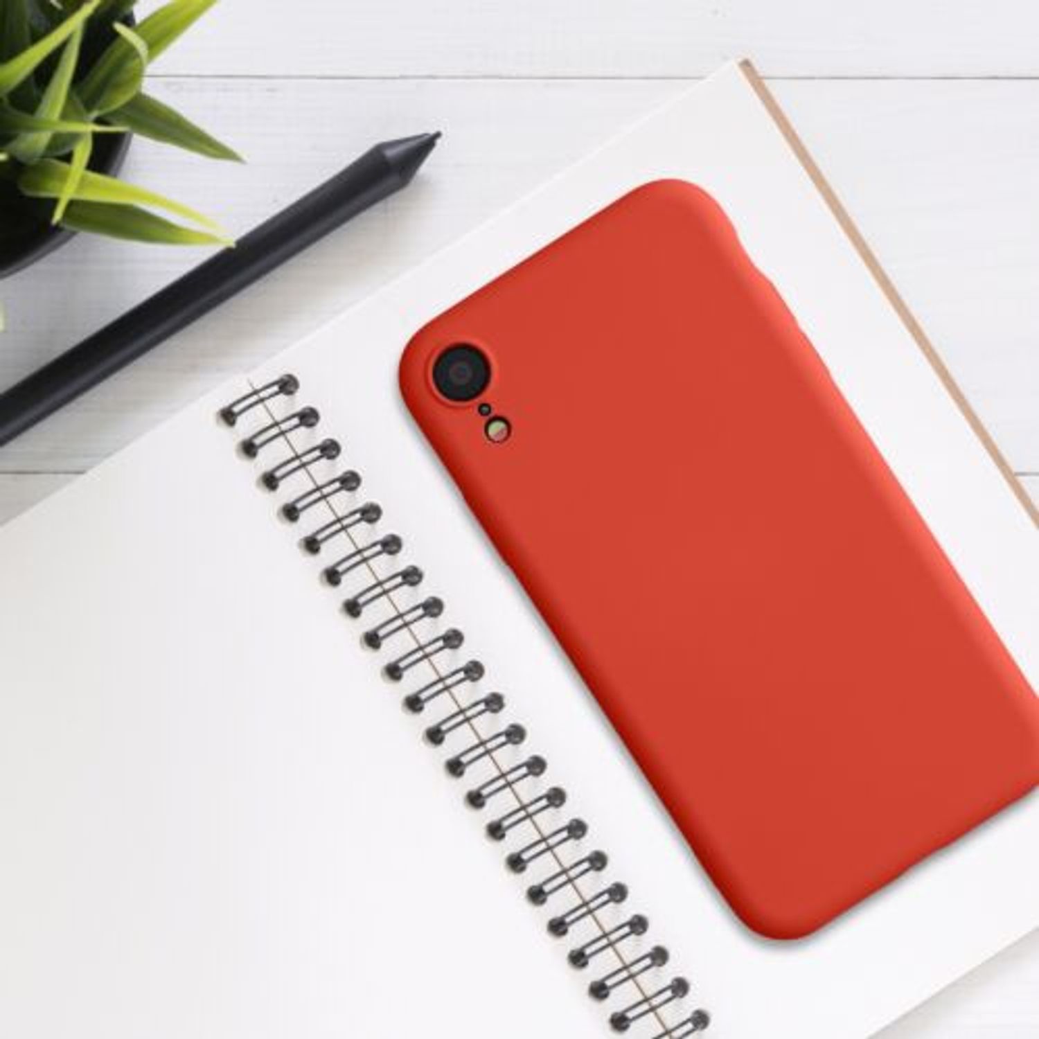 Husa pentru iPhone XR, Silicon, Rosu, 49983.218 fotografia produsului View 6 L