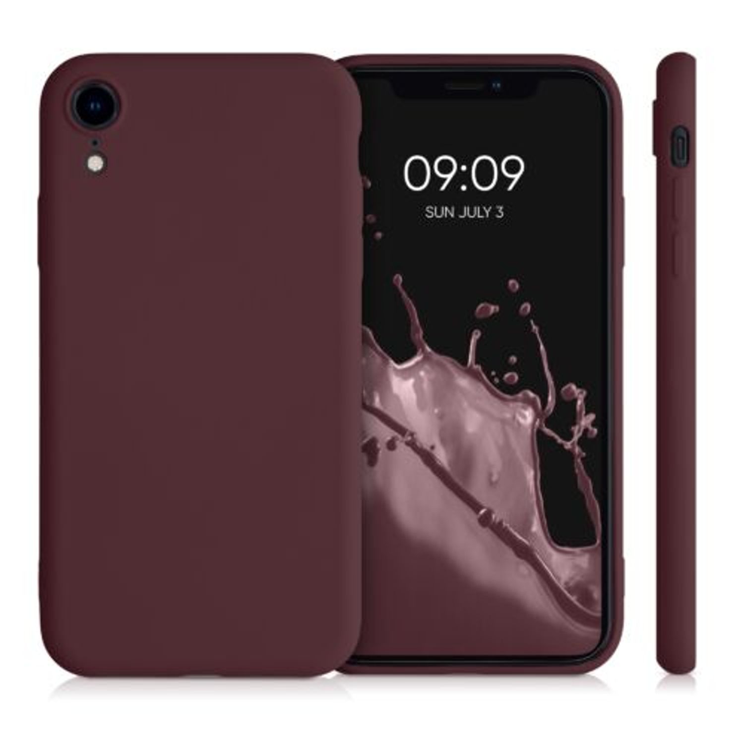 Husa pentru iPhone XR, Silicon, Violet, 49983.190 fotografia produsului View 2 L